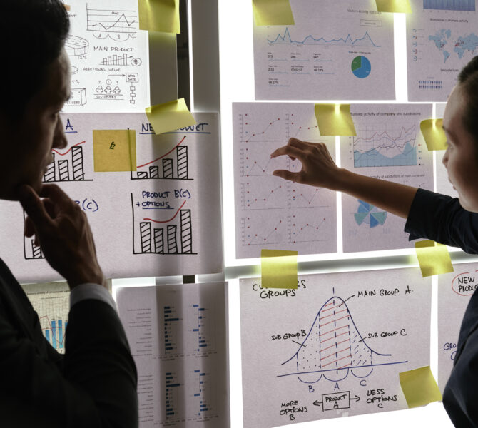 Discussing financial data