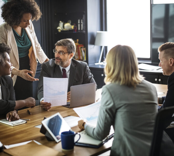 Business people in a meeting